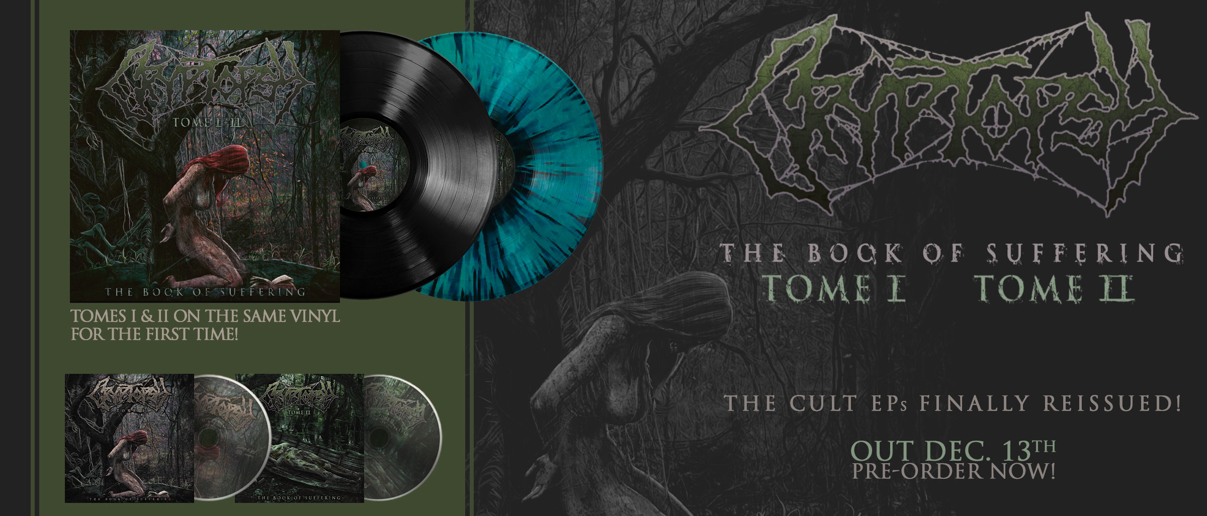 SOM832 + 833 + 834 – Cryptopsy – Book of Suffering: Tome I & II